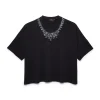 JET TEARDROP CRYSTAL T-SHIRT