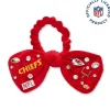 KANSAS CITY CHIEFS LELE SADOUGHI X NFL RED BOW SCRUNCHIE