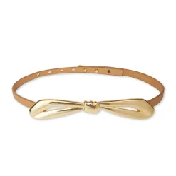 KHAKI BLANCHE BOW BELT