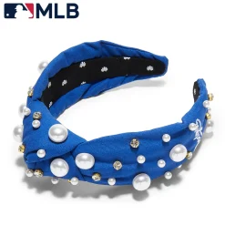LA DODGERS LELE SADOUGHI / MLB LA BREEZE EMBELLISHED KNOTTED HEADBAND