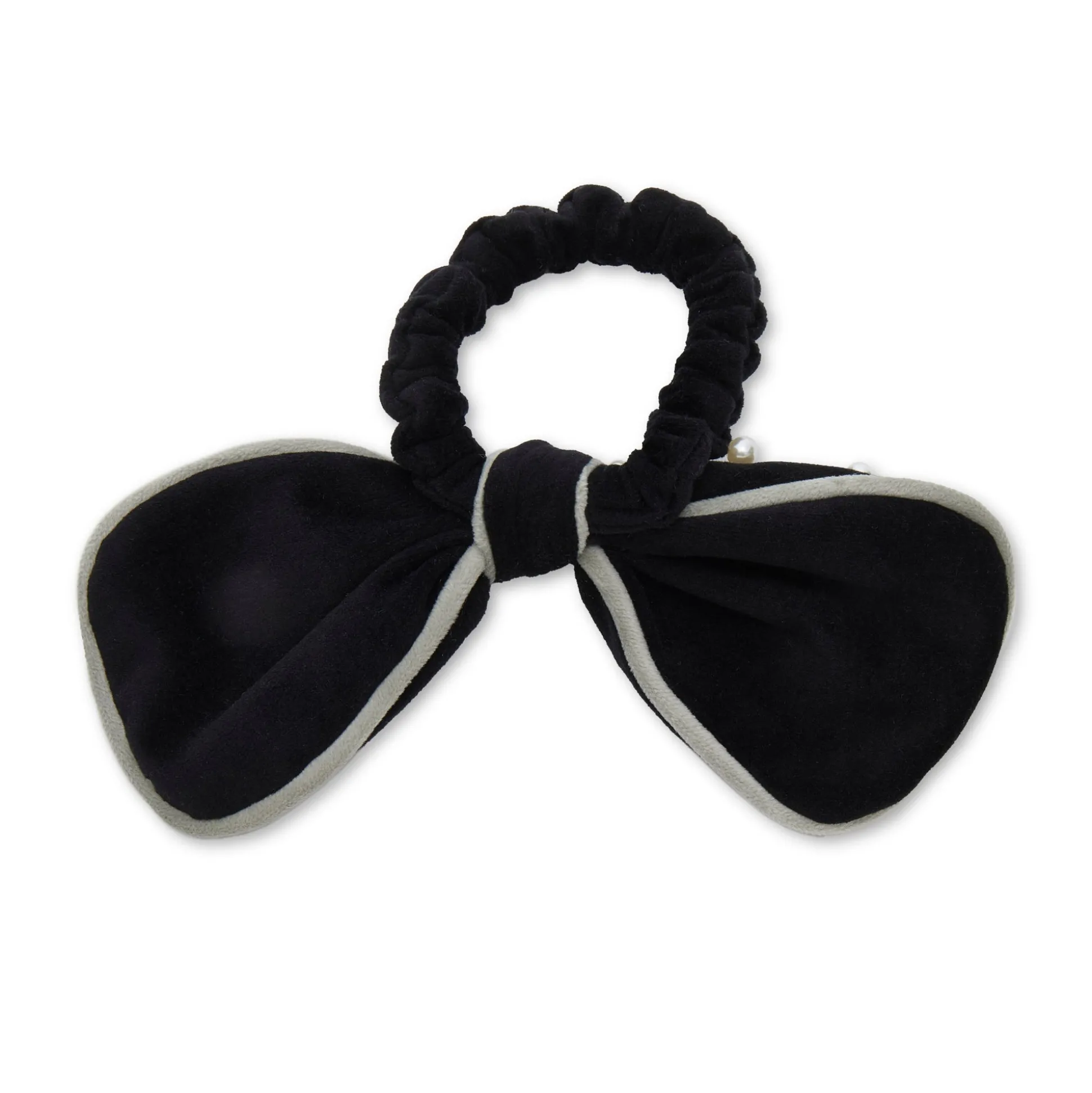 LAS VEGAS RAIDERS LELE SADOUGHI X NFL JET BOW SCRUNCHIE
