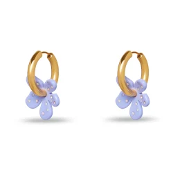 LELE SADOUGHI X TRINA TURK PERIWINKLE PETITE PARADIS HUGGIE