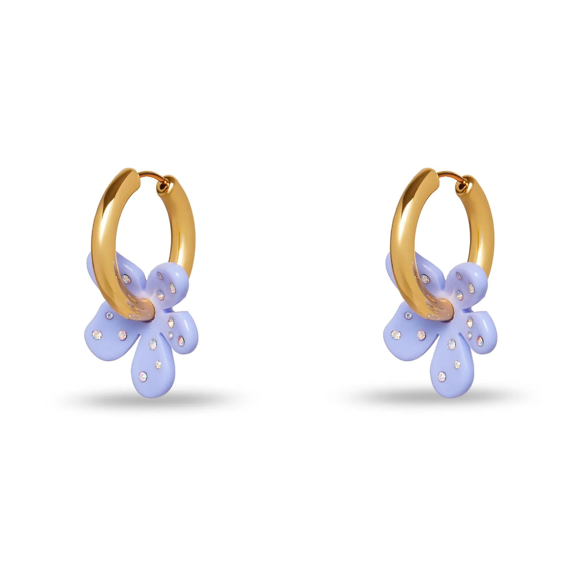 LELE SADOUGHI X TRINA TURK PERIWINKLE PETITE PARADIS HUGGIE