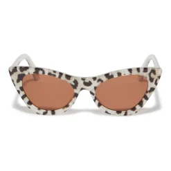 LEOPARD DOWNTOWN CAT-EYE SUNGLASSES