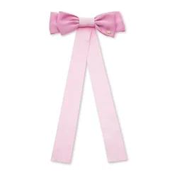 LIPSTICK PINK JANE BOW BARRETTE