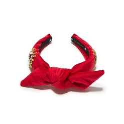 LIPSTICK RED KIDS CRYSTAL HEARTBURST HEADBAND