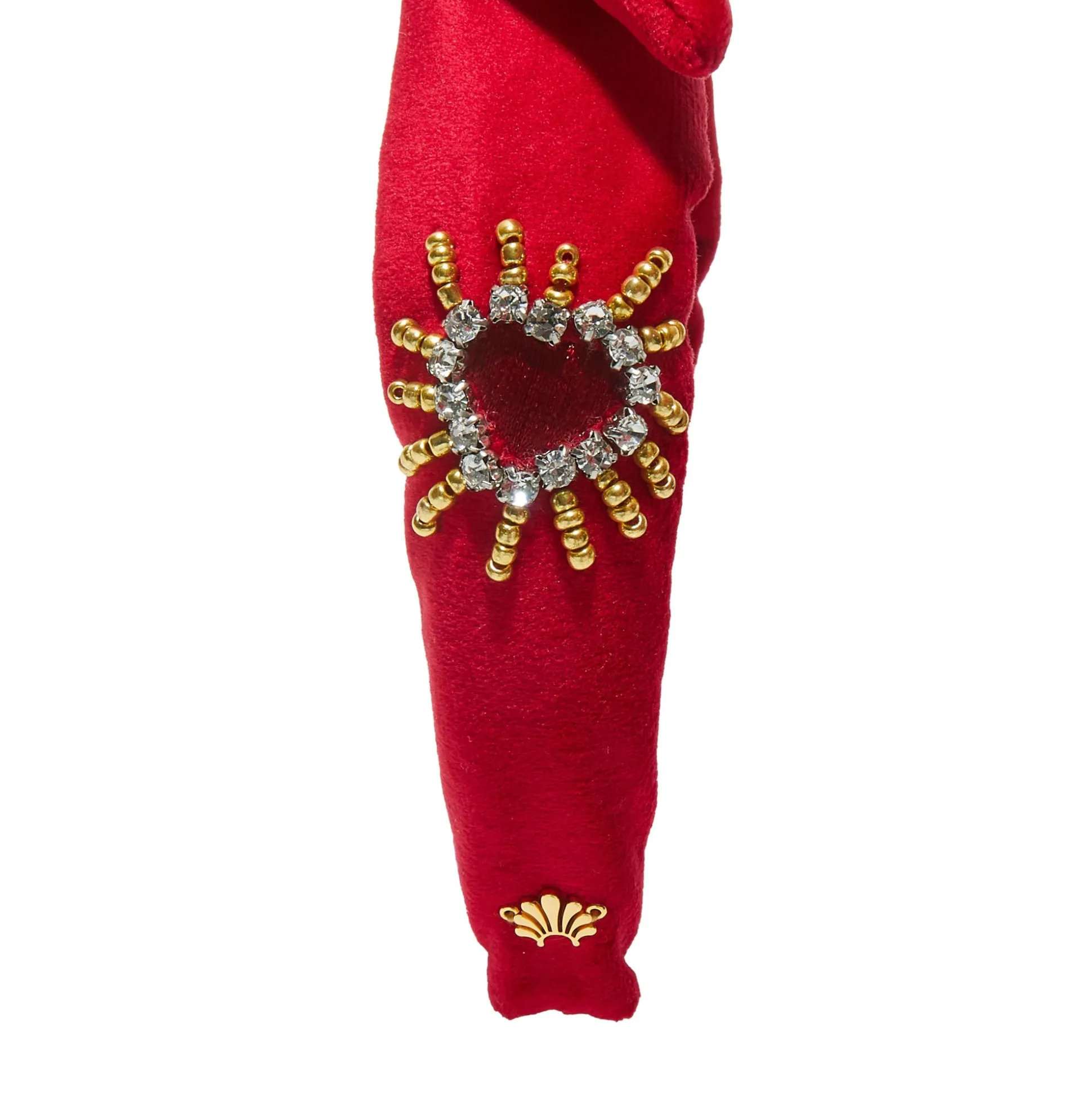 LIPSTICK RED KIDS CRYSTAL HEARTBURST HEADBAND