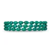 MALACHITE DIANA TRIPLE ROW CHOKER