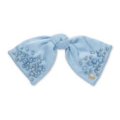 MARCH AQUAMARINE PALOMA JEWELED BIRTHSTONE BOW