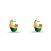MAY EMERALD BIRTHSTONE DOME DROP