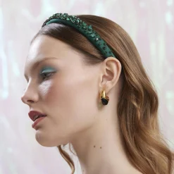 MAY EMERALD GIGI JEWELED BIRTHSTONE HEADBAND