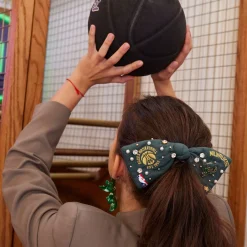 MILWAUKEE BUCKS LELE SADOUGHI / NBA GREEN BOW BARRETTE