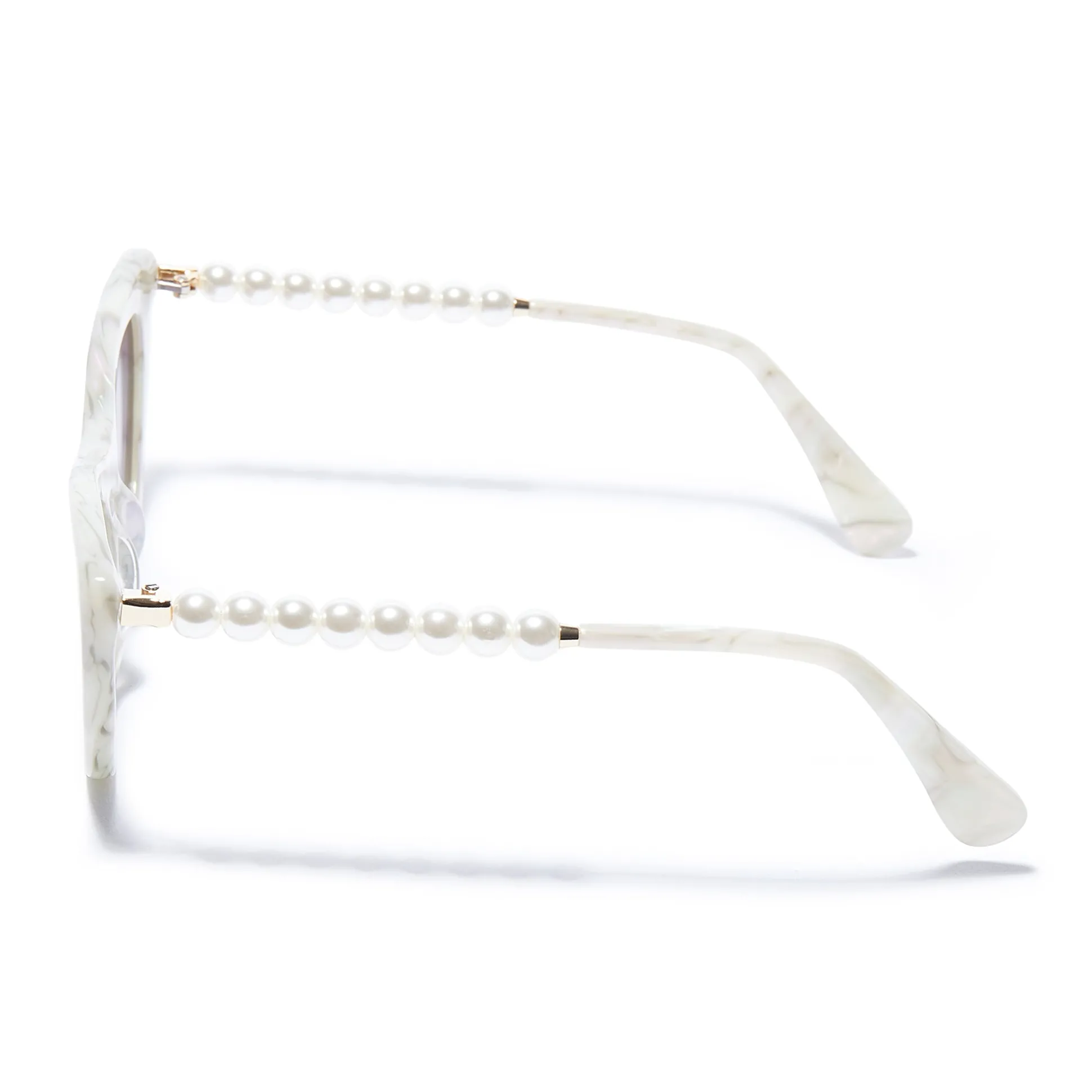 MOTHER OF PEARL DOWNTOWN CAT-EYE SUNGLASSES