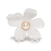 MOTHER OF PEARL LILY CLAW CLIP