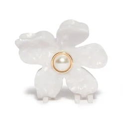 MOTHER OF PEARL LILY CLAW CLIP