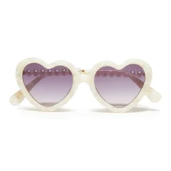 MOTHER OF PEARL SWEETHEART SUNGLASSES