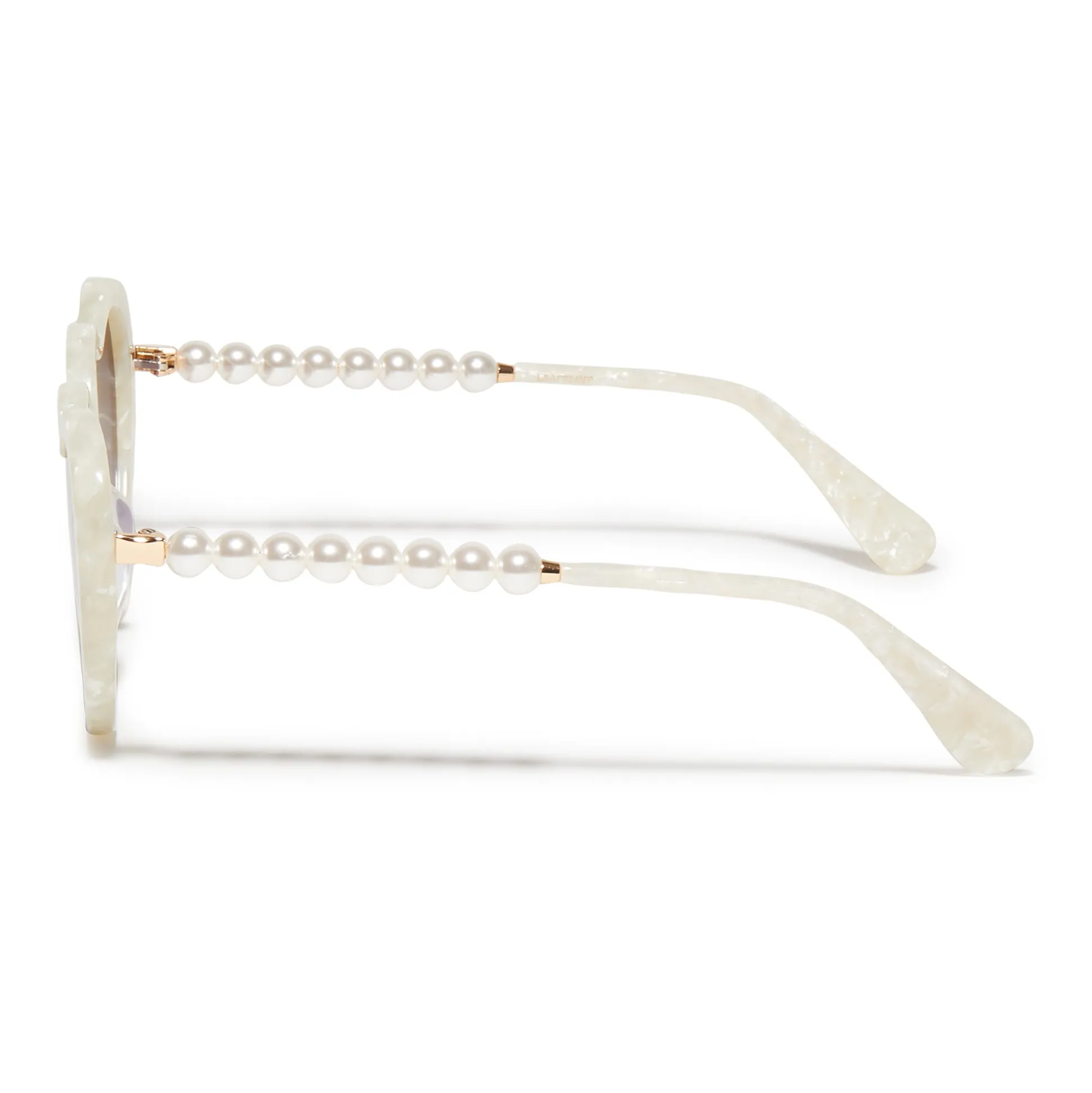 MOTHER OF PEARL SWEETHEART SUNGLASSES