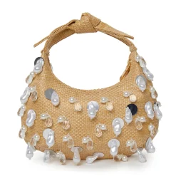 NATURAL CLEMENTINE CRESCENT BAG