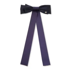 NAVY JANE BOW BARRETTE