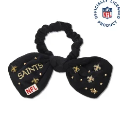 NEW ORLEANS SAINTS LELE SADOUGHI X NFL JET BOW SCRUNCHIE