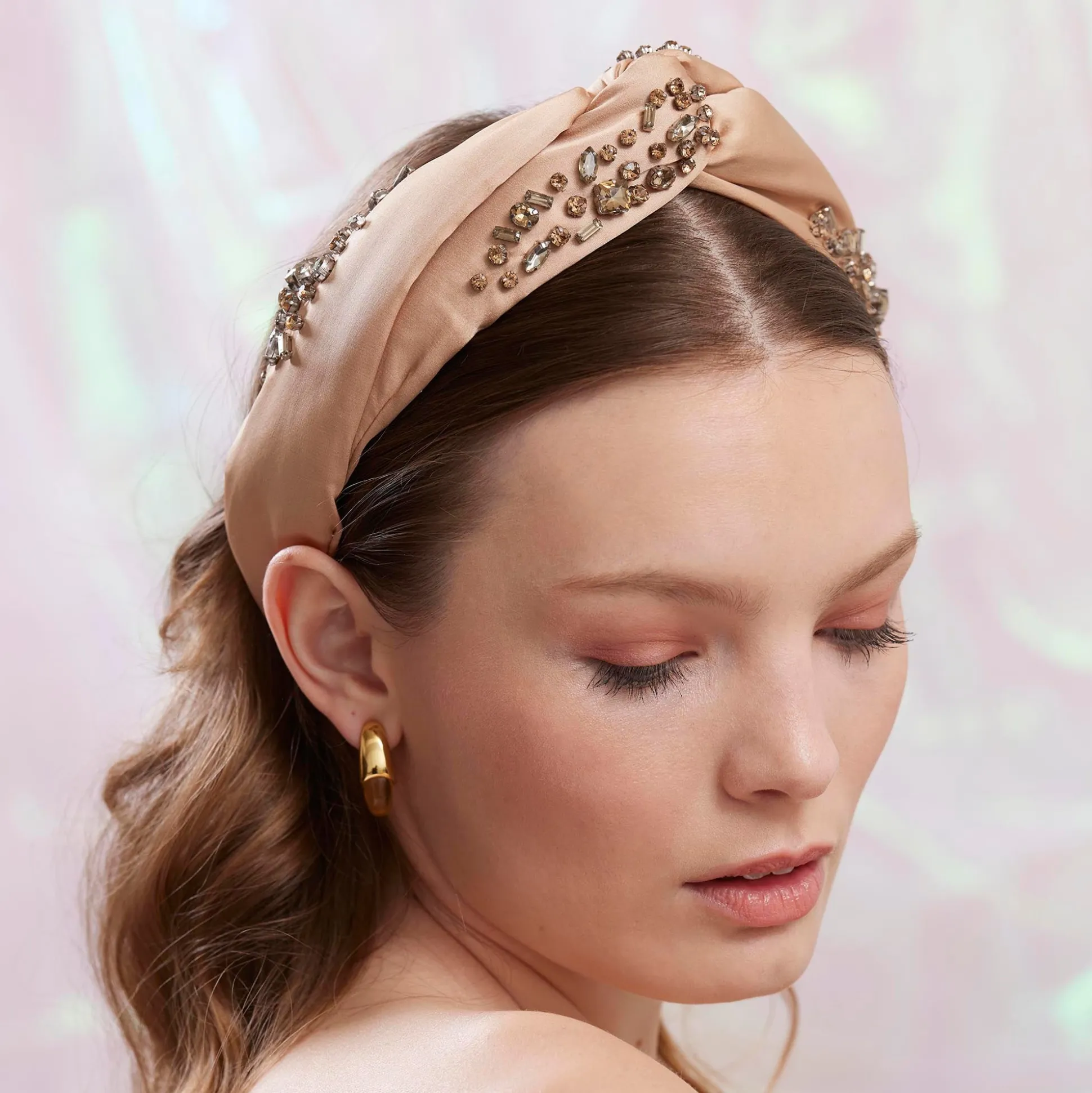 NOVEMBER TOPAZ MARLENE JEWELED BIRTHSTONE HEADBAND