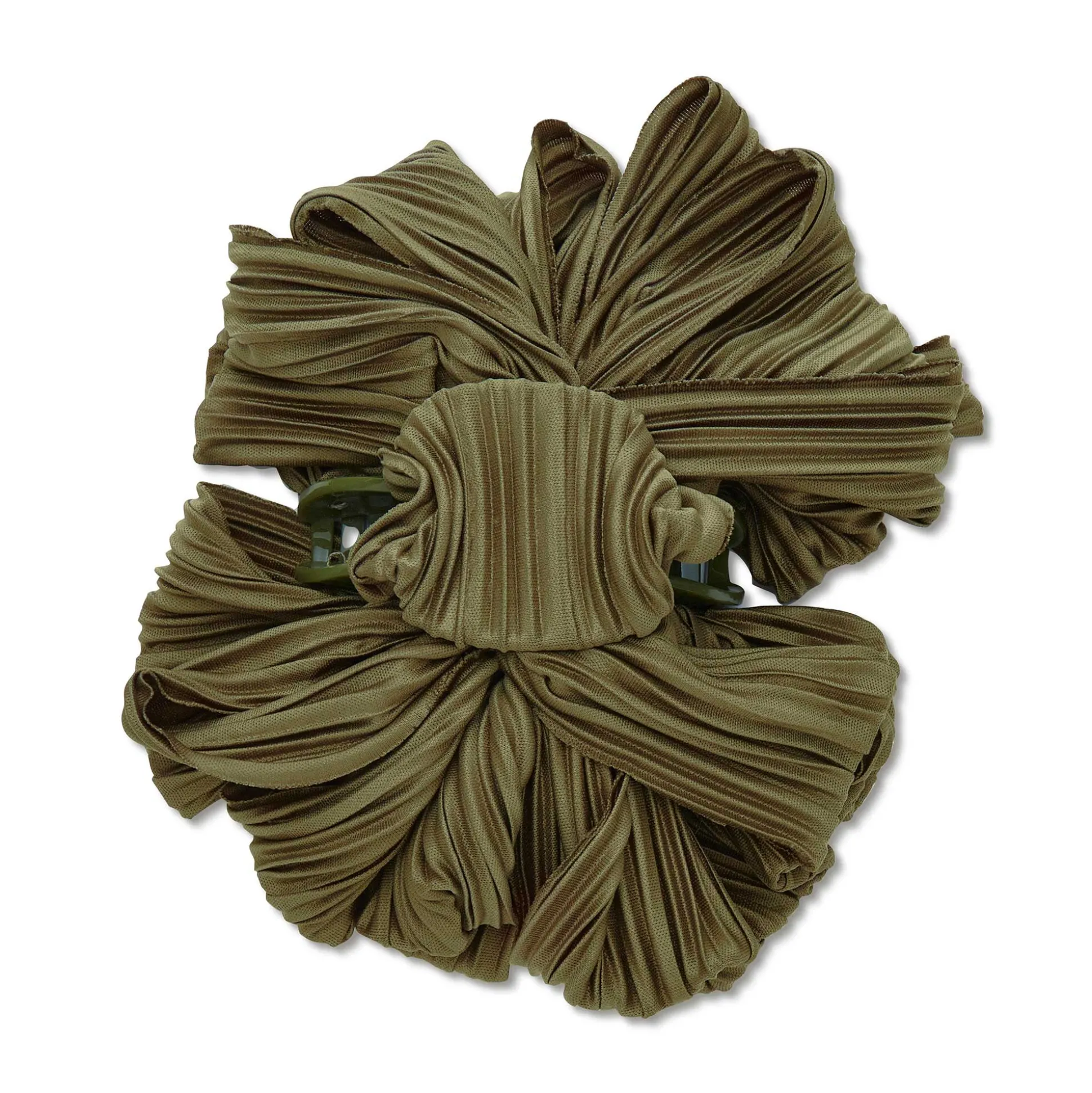 OLIVE GREEN RITA CLAW CLIP
