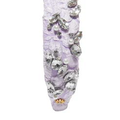 ORCHID SLIM KNOTTED CRYSTAL CLUSTER HEADBAND