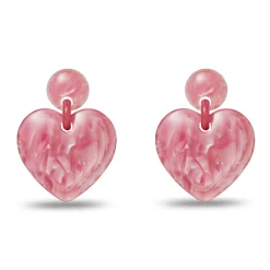 PASSIONFRUIT PINK LILLY PULITZER x LELE HEART DROP EARRINGS