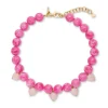 PASSIONFRUIT PINK LILLY PULITZER x LELE HEART COUNTRY CLUB NECKLACE