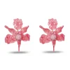 PASSIONFRUIT PINK LILLY PULITZER x LELE CRYSTAL LILY EARRINGS