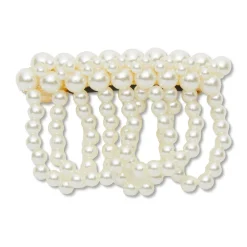 PEARL FRINGE BARRETTE