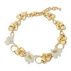 PEARL RUFFLED LILY COLLAR NECKLACE