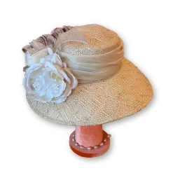 PEONY PLUME LELE SADOUGHI x KGB ONE-OF-A-KIND HAT