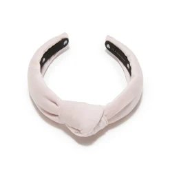 PINK KIDS VELVET KNOTTED HEADBAND