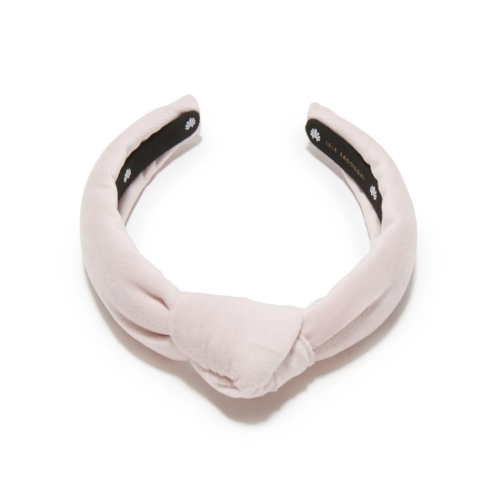 PINK KIDS VELVET KNOTTED HEADBAND