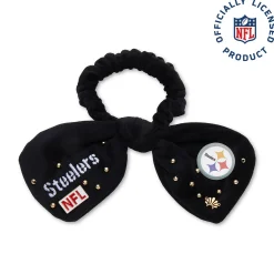PITTSBURGH STEELERS LELE SADOUGHI X NFL JET BOW SCRUNCHIE