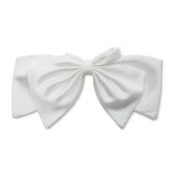 PORCELIN ELIZABETH SILK BOW BARRETTE