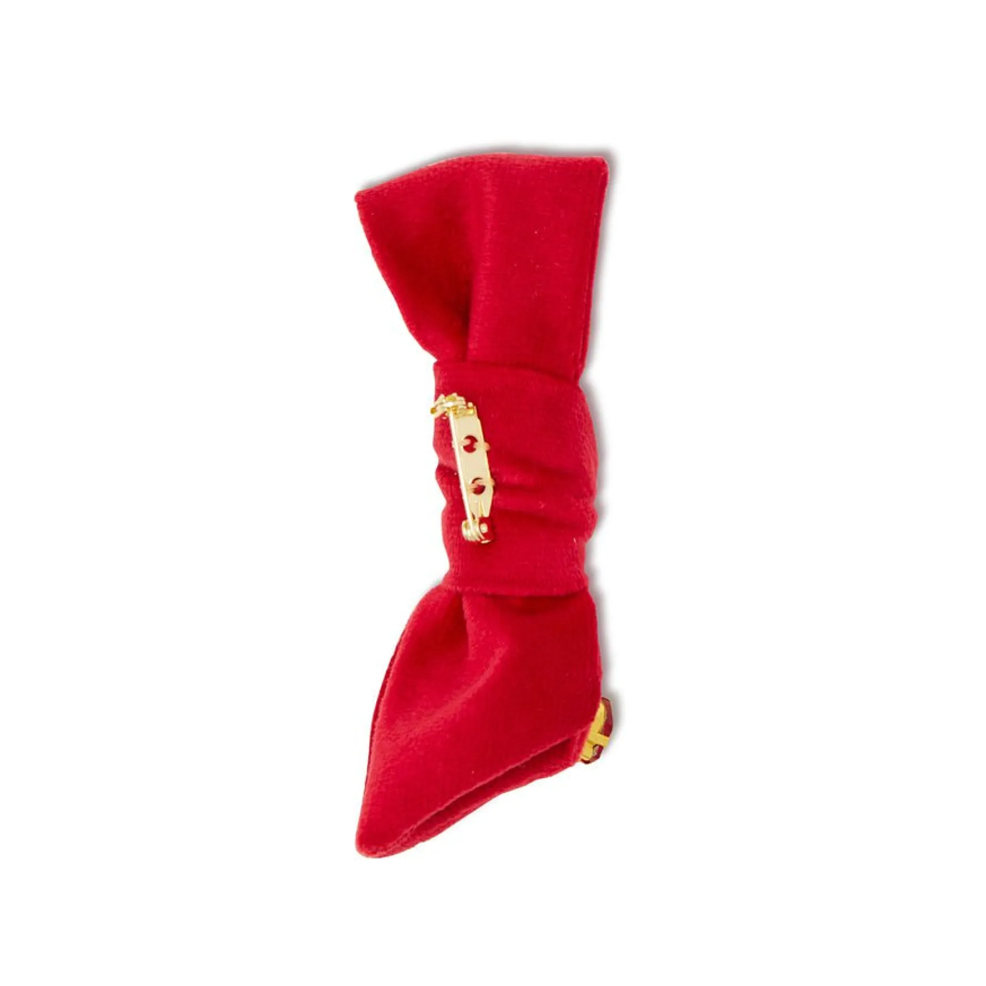 RED EMBELLISHED AWARENESS RIBBON