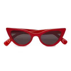 RED MYKONOS CAT EYE SUNGLASSES