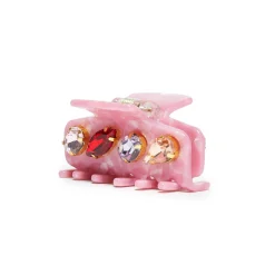 RHUBARB MINI CRYSTAL CLAW CLIP