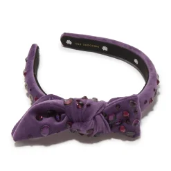ROYAL PURPLE EXCLUSIVE SLIM HOLLY CRYSTAL HEADBAND