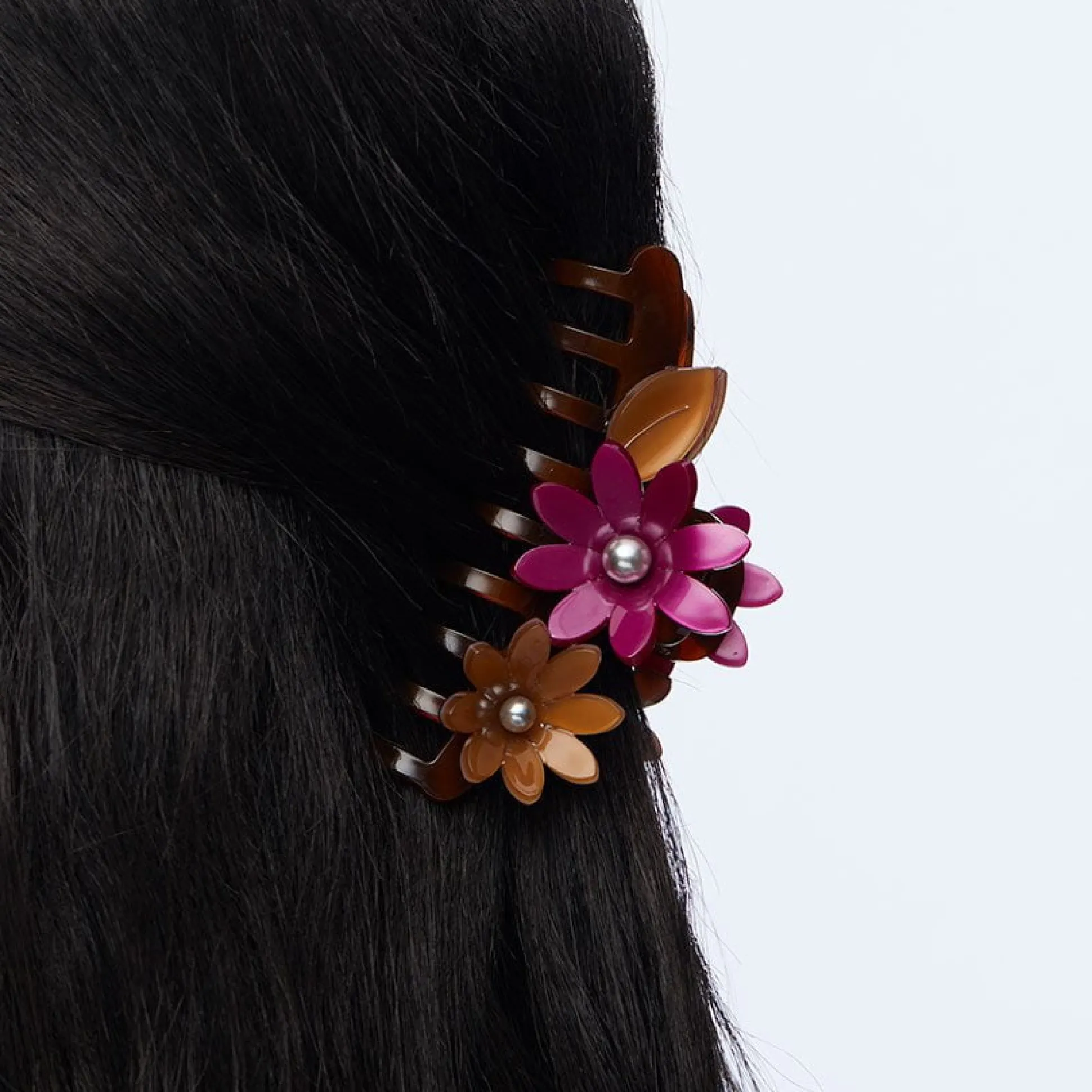 RUST PETUNIA CLAW CLIP