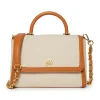 SADDLE BROWN TABITHA TOP HANDLE CROSSBODY