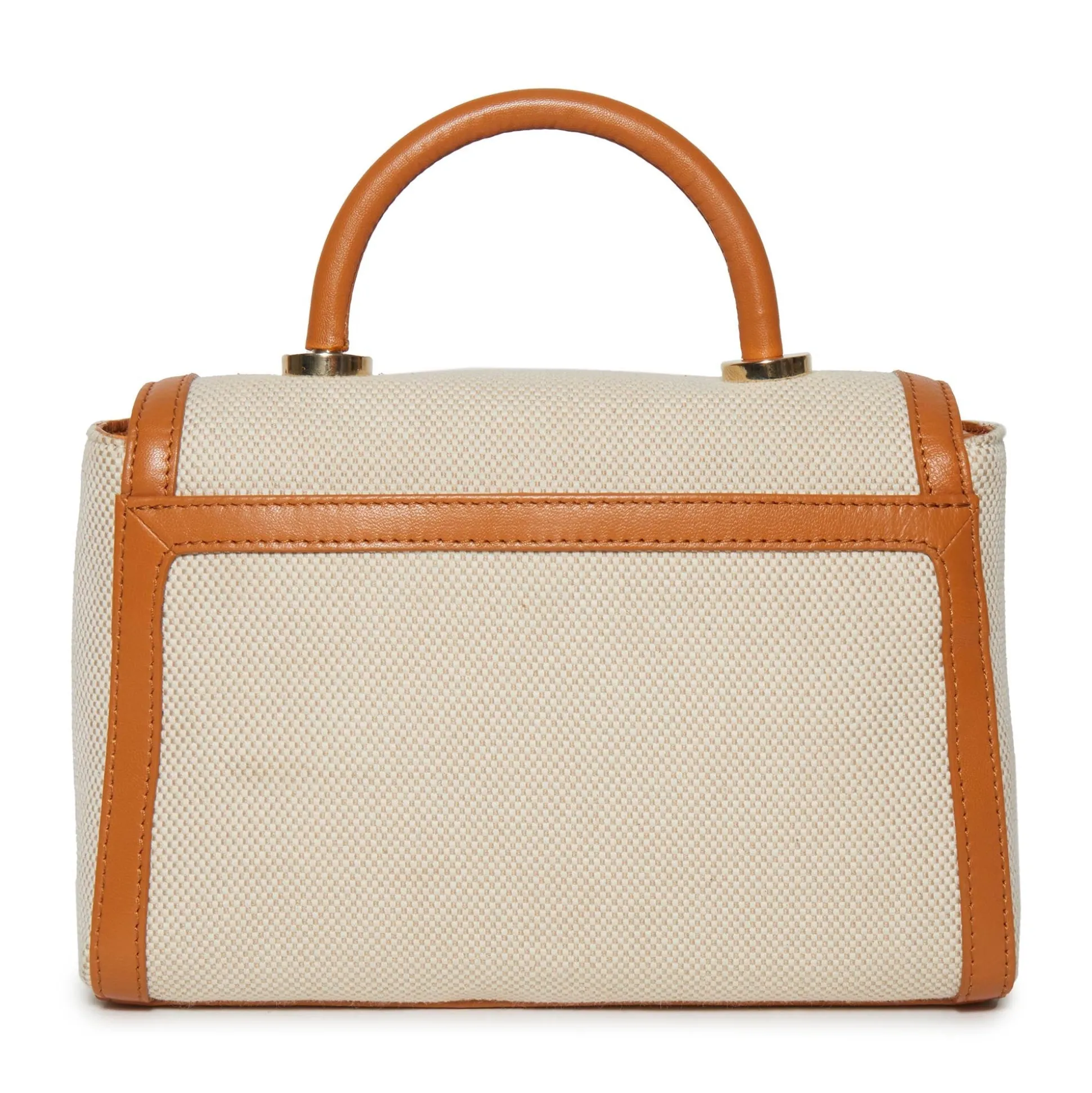 SADDLE BROWN TABITHA TOP HANDLE CROSSBODY