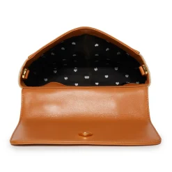 SADDLE BROWN TABITHA TOP HANDLE CROSSBODY