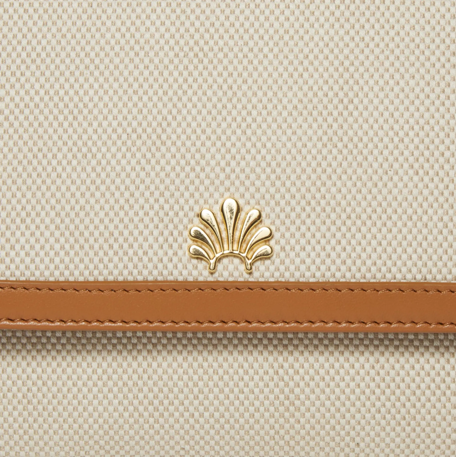 SADDLE BROWN TABITHA TOP HANDLE CROSSBODY