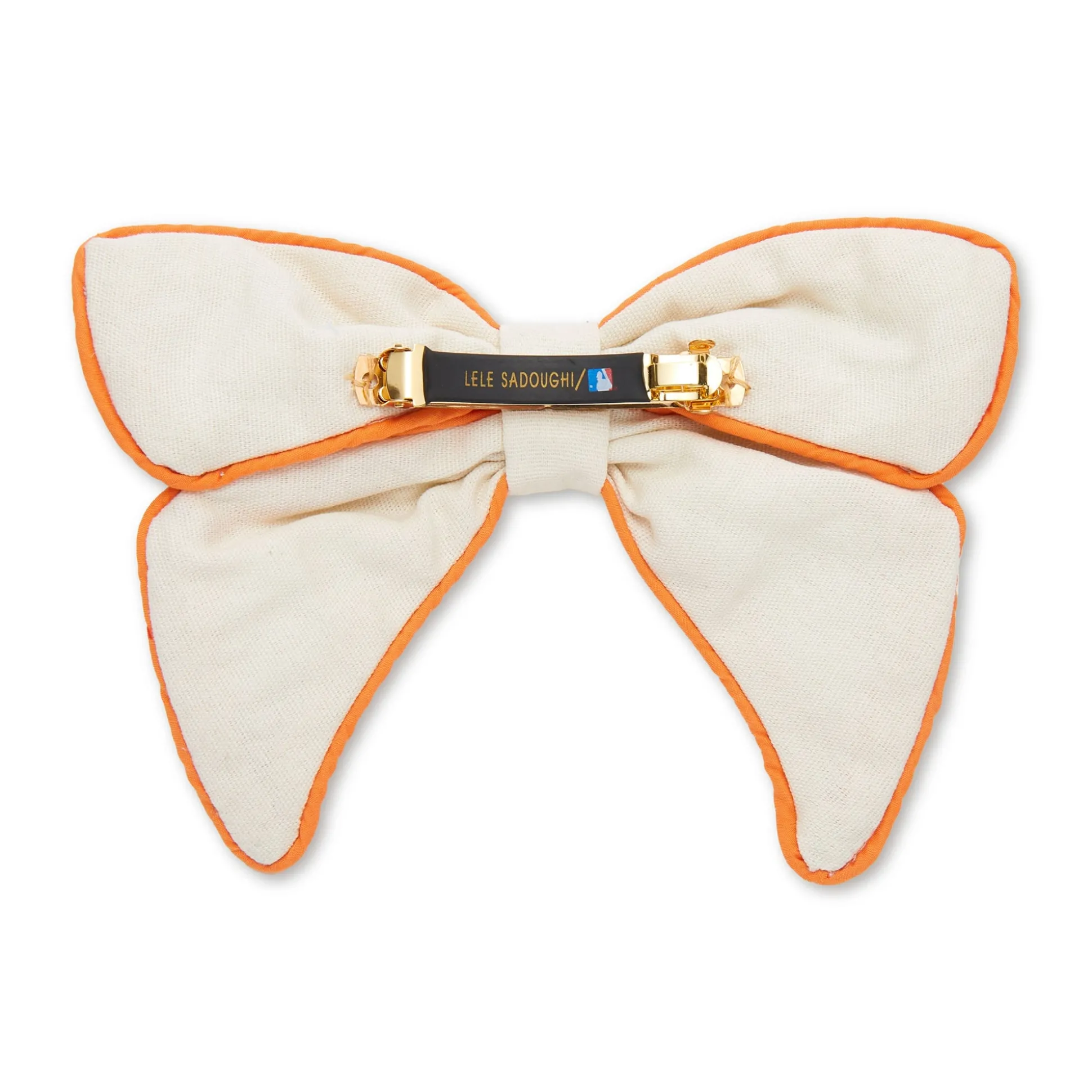 SAN FRANCISCO GIANTS LELE SADOUGHI / MLB IVORY BOW BARRETTE