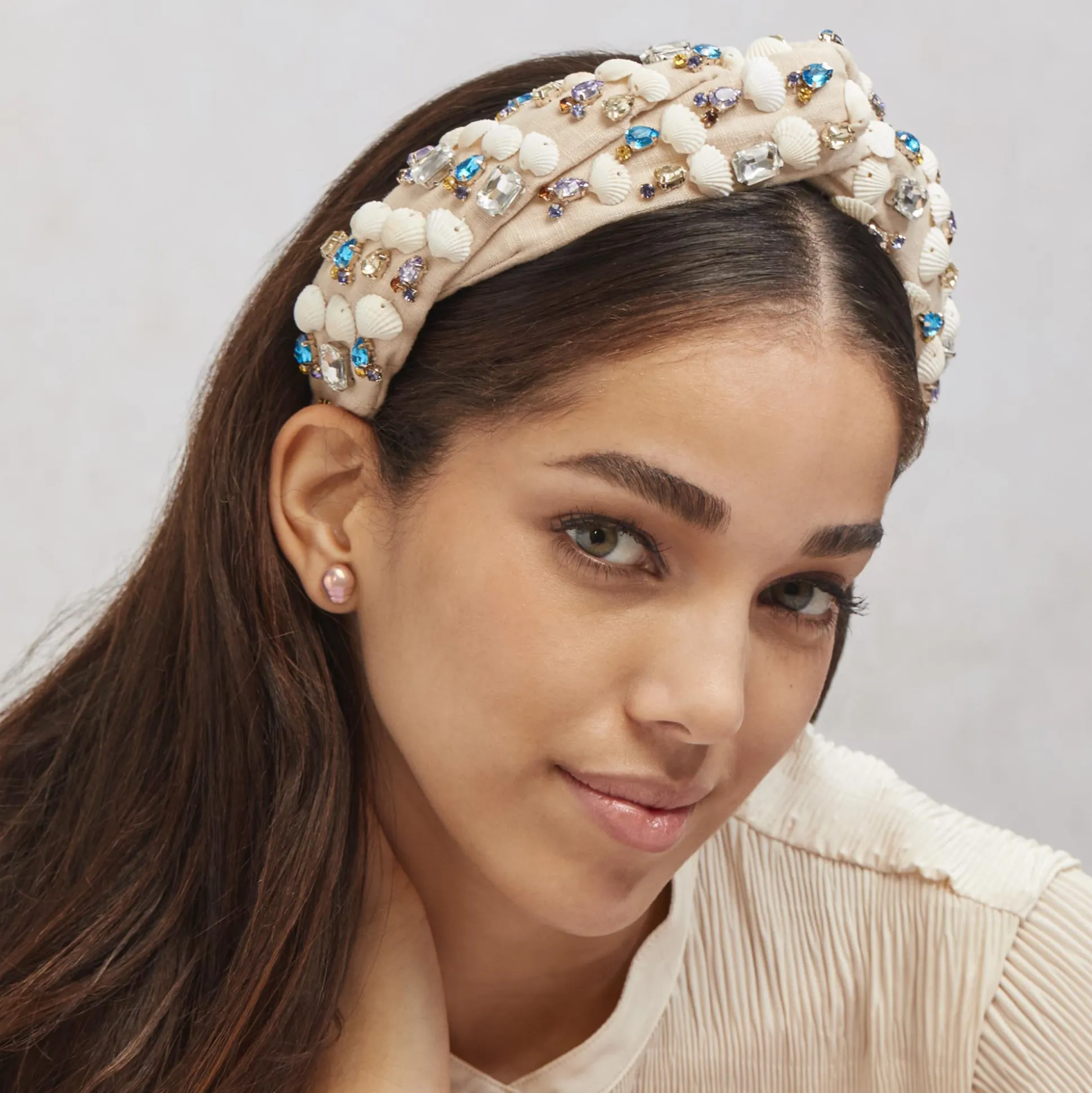 SEA JEWEL MARLENE PEARL SHELL HEADBAND
