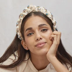 SEA JEWEL MARLENE PEARL SHELL HEADBAND