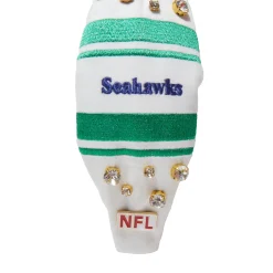 SEATTLE SEAHAWKS LELE SADOUGHI X NFL IVORY EMBELLISHED KNOTTED HEADBAND